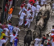 APTOPIX Spain Running of the Bull