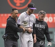 APTOPIX Rockies Giants Baseball