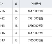 용인 성복동 성동마을 엘지빌리지3차 164㎡ 8억7000만원에 거래