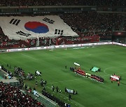 붉은악마 대형 태극기 천안 축구역사박물관 기증