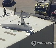 California Plane Into Roof