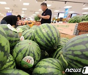 장마로 인해 농수산물 가격 상승