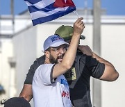 USA CUBA PROTEST ANNIVERSARY