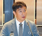 외국계 금융회사 CEO 간담회, 인사말하는 금감원장