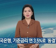 한국은행, 기준금리 연 3.5%로 ‘동결’