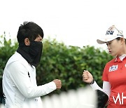 [Ms포토] 지한솔-이재천 '파이팅으로 2라운드 시작'