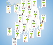 [날씨] 주말 내내 전국 강수…충청·전라 시간당 50∼100㎜