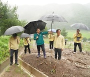 산사태 대비 현장점검 나선 남성현 산림청장