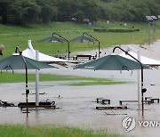 대전 갑천 만년교 홍수경보…"침수 등 피해 대비"