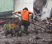 진창에서 계속되는 실종자 수색