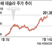 300달러 목전에 둔 테슬라…서학개미는 ‘팔자’