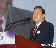 75주년 제헌절 기념사 하는 정대철 대한민국헌정회장