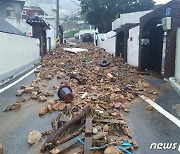 대전 유성구 5개 동 산사태 우려 대피령…대전천 하상도로 통제