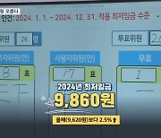 '내년 시급 9,860원' 월급 5만 원 올라…"실질임금 삭감" vs "불가피"