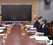 면담하는 한동훈 법무장관·日 출입국재류관리청장