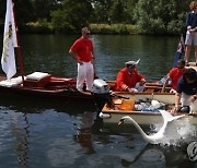 BRITAIN SWAN UPPING