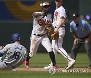 Dodgers Orioles Baseball