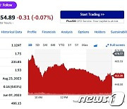 TSMC 실적 실망, AI 수혜주 엔비디아 3.31% 급락(상보)