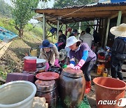 "이재민 일상회복 먼저"…충북 남부 3군 민·관·기업체 수해복구 동참