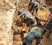 육군 폭염 속 복구 작전