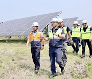 이승우 남부발전 사장, 산지 태양광 발전시설 관리 안전점검