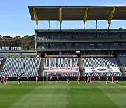 월드컵 첫 경기 앞두고 훈련하는 여자축구대표팀