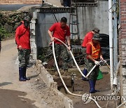 집중호우로 친척집·마을회관 등서 2천100명 대피중