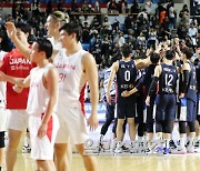 [포토]한국농구대표팀, 일본과 평가전 1승 1패로 마무리