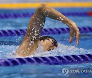 김우민, 예선 6위로 세계선수권 자유형 400ｍ 2연속 결승행