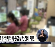 충청북도, 공공의료 취약지역에 응급실 인건비 지원