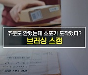 [짤막상식] 주문도 안했는데 소포가 도착했다? '브러싱 스캠'