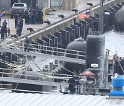 미 핵잠수함 아나폴리스 제주기지 입항…SSBN 떠난 지 사흘만