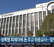 성폭행 피해자에 돈 주고 위증교사…징역형