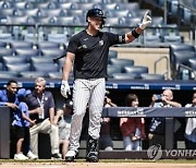 MLB 홈런왕 저지, 발가락 부상 후 첫 라이브 배팅