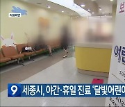 세종시, 야간·휴일 진료 ‘달빛어린이병원’ 운영