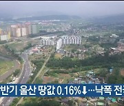 올 상반기 울산 땅값 0.16%↓…낙폭 전국 2위