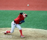 [인제군 초청 우수 중학교 서머리그] 단월중 구원투수 김준서의 역투[스경포토]