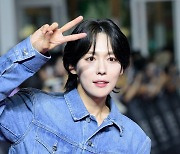 [T포토] 김진우 '폭염 속 빛나는 비주얼'