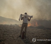 APTOPIX Greece Wildfires