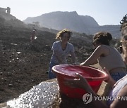 APTOPIX Greece Wildfires