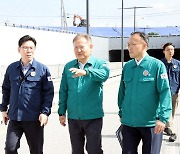 이상민 행안 장관, 복귀 후 연이틀 수해 현장 강행군