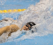 황선우, 자유형 100m 예선 질주