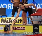 한국 혼성혼계영 400ｍ, 4년 만에 신기록 달성...3분47초09