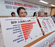 2023년 콜센터노동자 건강권 실태조사 결과 발표 기자회견