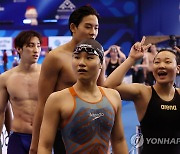 대한민국 팀, 혼성 혼계영 조 1위