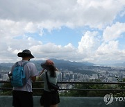 장마전선 물러가고 나타난 파란 하늘