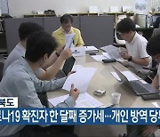 충청북도 “코로나19 확진자 한 달째 증가세…개인 방역 당부”