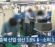 6월 충북 산업 생산 3.8%↓…소비 3.5%↑