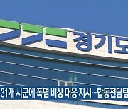 경기도, 31개 시군에 폭염 비상 대응 지시…합동전담팀도 운영