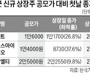 공모株 대박 행진 멈췄다